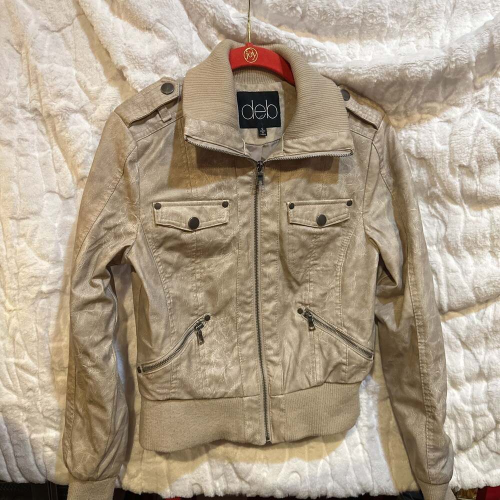 Deb Leather Jacket Size Small